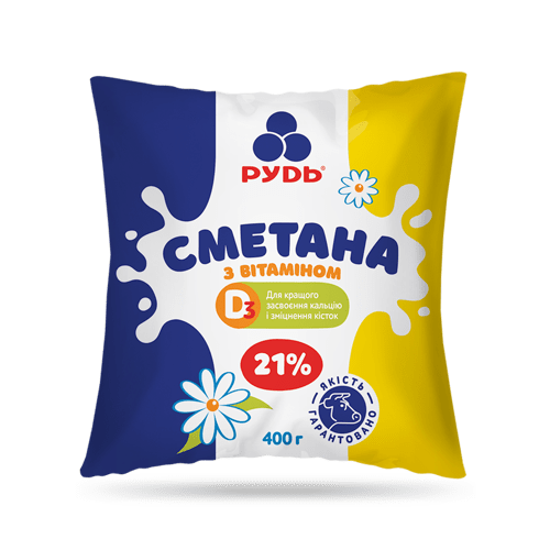 Сметана 21% с витамином D3