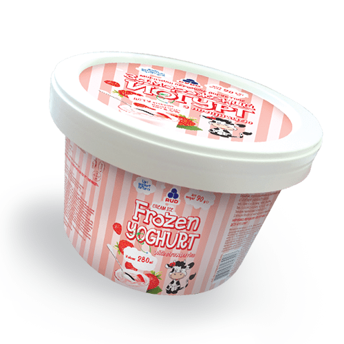 Frozen yoghurt клубника крем