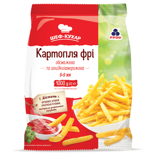 Замороженные продукты «Картошка фри»