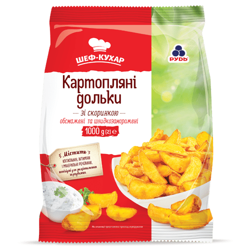 Замороженные продукты «Картофель по-деревенски»