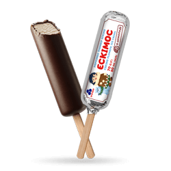 «Ескімос» циліндричної форми в шоколаді