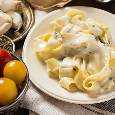 Pasta with Cream Sauce